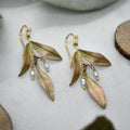 Bronze Tapestry Drop Earrings - Magpie Jewellery