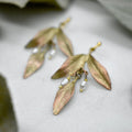 Bronze Tapestry Drop Earrings - Magpie Jewellery