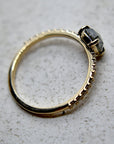 0.69ct Salt & Pepper Diamond Engagement Ring - Magpie Jewellery