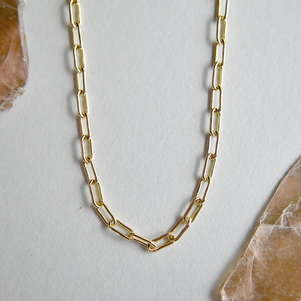 Paperclip Layering Chain - Magpie Jewellery