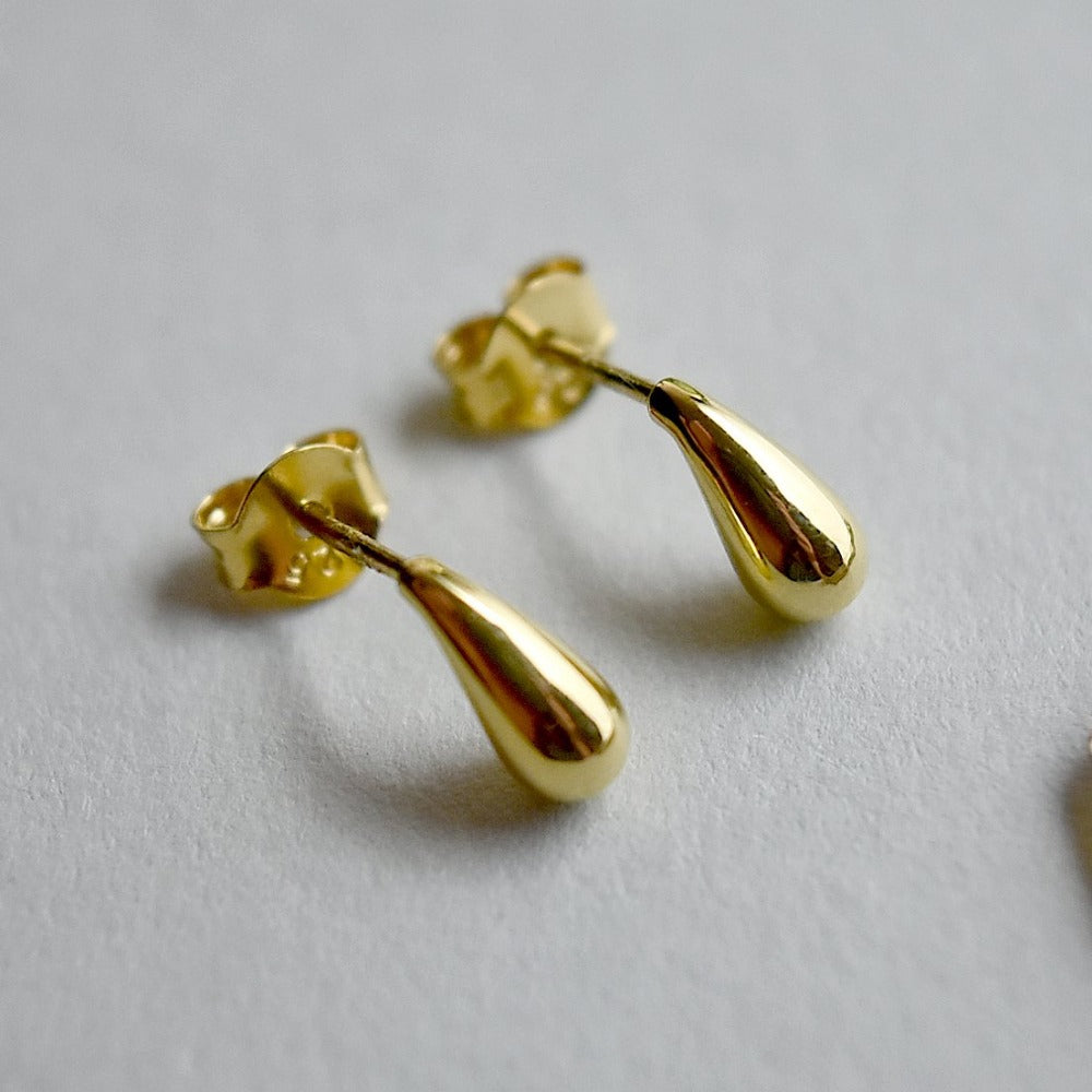 Teardrop Stud - Magpie Jewellery