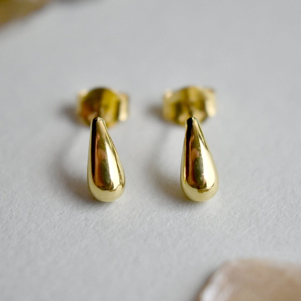 Teardrop Stud - Magpie Jewellery