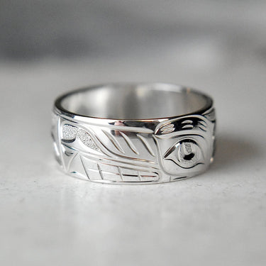 Flat Totem Ring - Joe Descoteaux - Magpie Jewellery