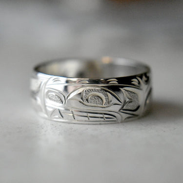 Flat Totem Ring - Joe Descoteaux - Magpie Jewellery