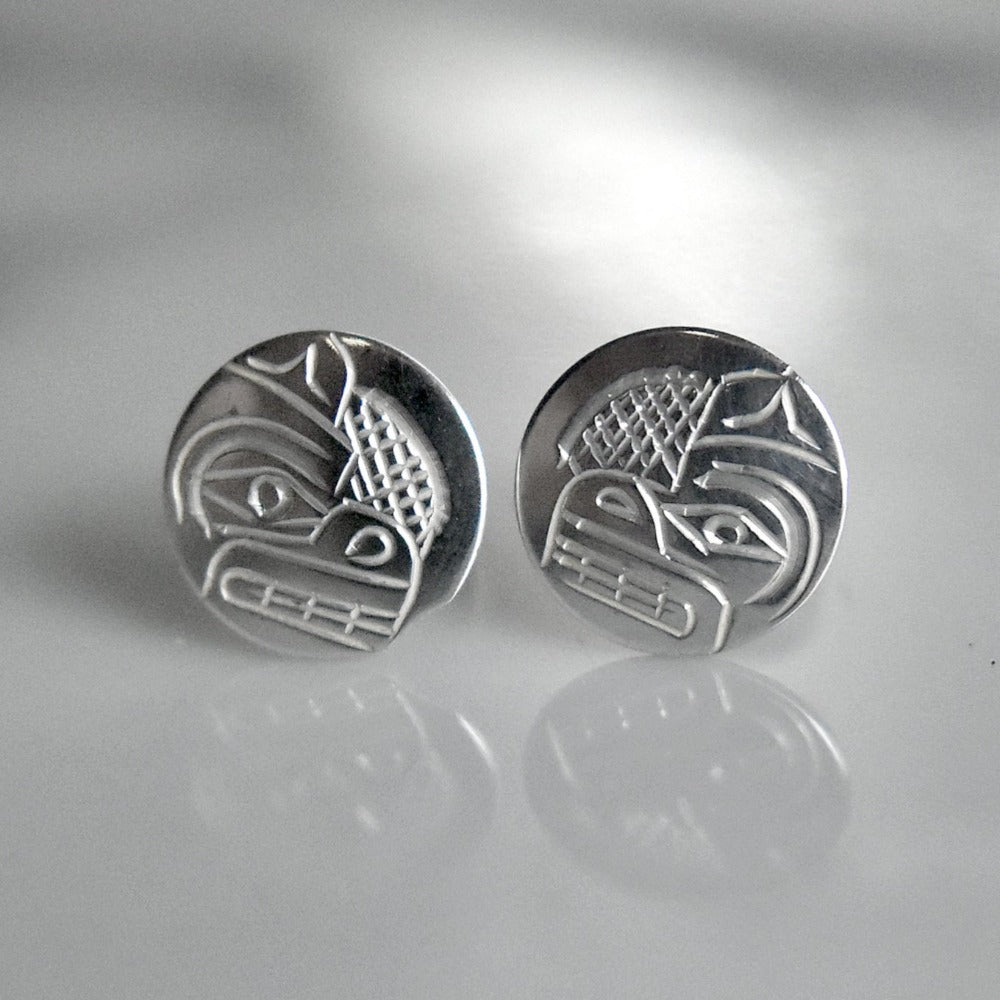 Medium Totem Studs - Magpie Jewellery