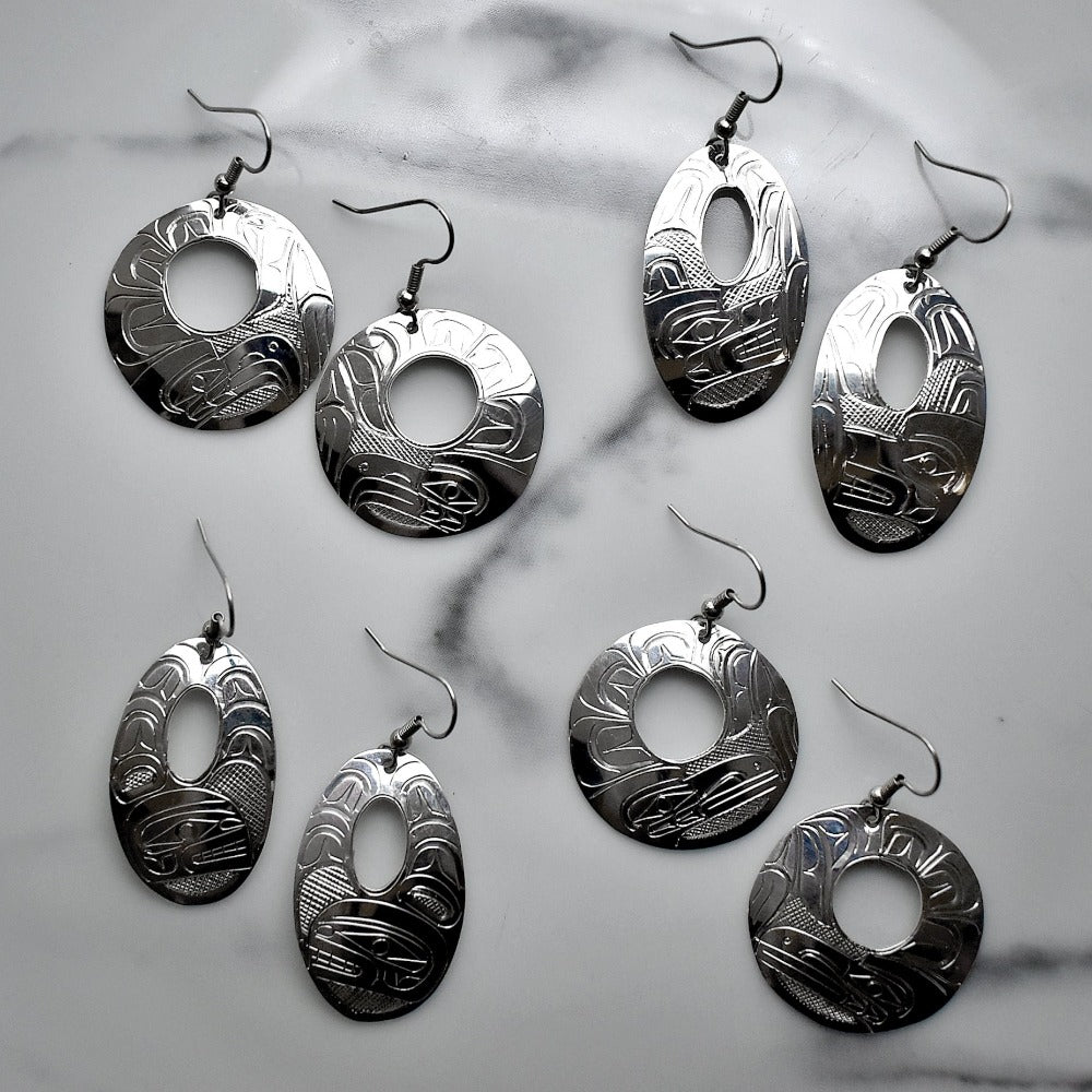 Keyhole Totem Drop Earrings - Magpie Jewellery