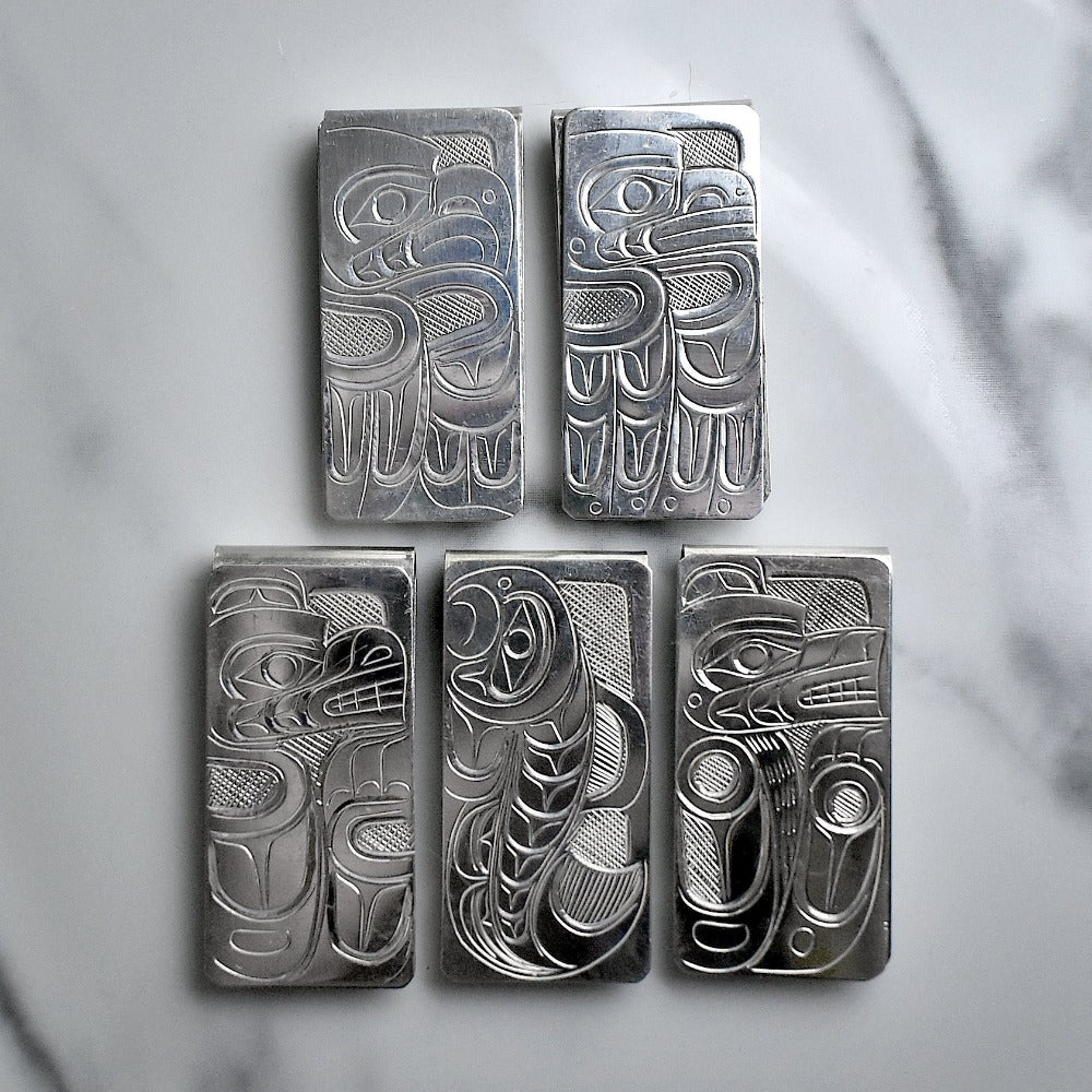 Silver Totem Money Clip - Magpie Jewellery
