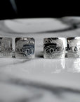 Totem Cufflinks - Magpie Jewellery