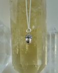 Tiny Silver Acorn Charm Necklace - Magpie Jewellery