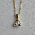 Salt & Pepper Trillion-Cut Diamond Necklace - Magpie Jewellery