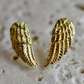 Tiny Wing Stud Earrings - Magpie Jewellery