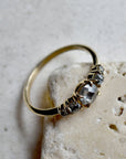 Five Stone Salt & Pepper Diamond Engagement Ring - Magpie Jewellery