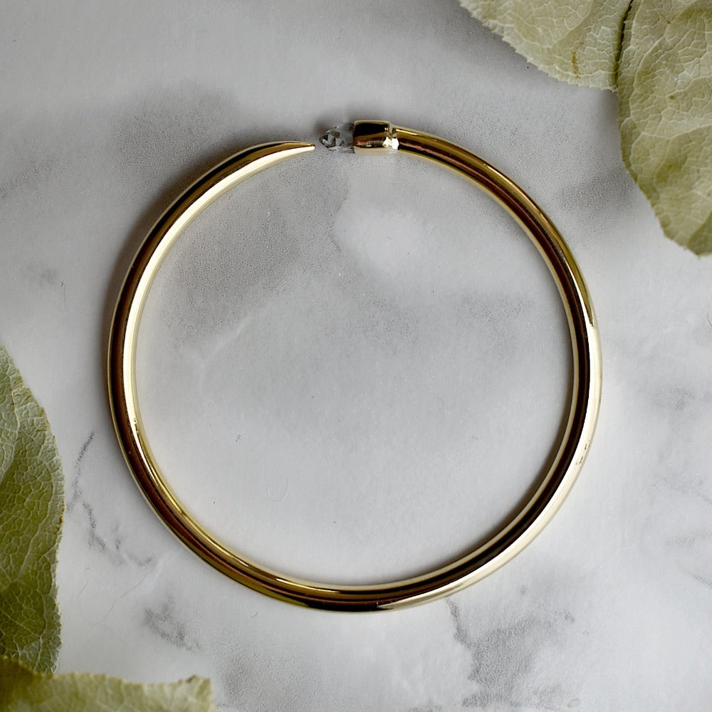 Quartz Tusk Wrap Bangle - Magpie Jewellery