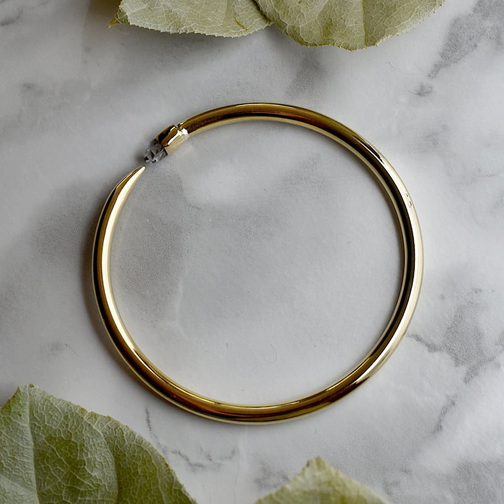 Quartz Tusk Wrap Bangle - Magpie Jewellery