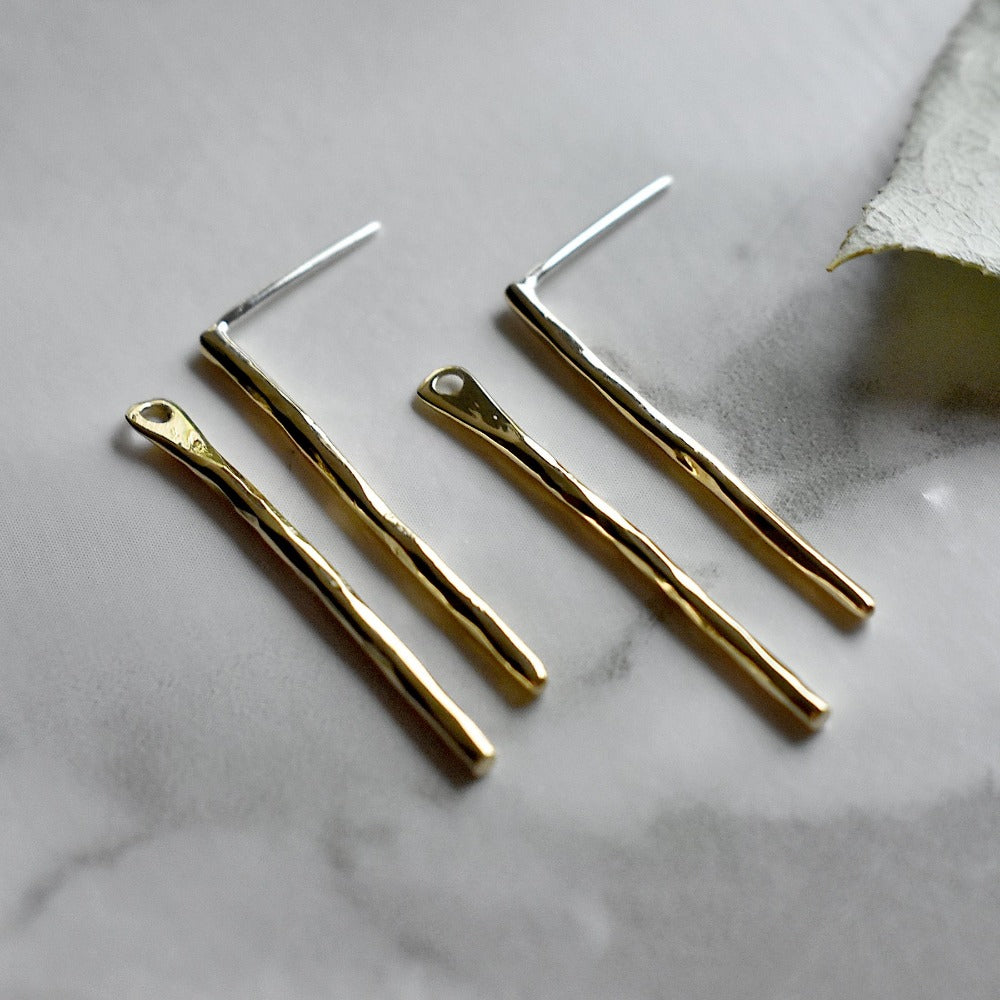 Double Stick Jacket Stud Earrings - Magpie Jewellery