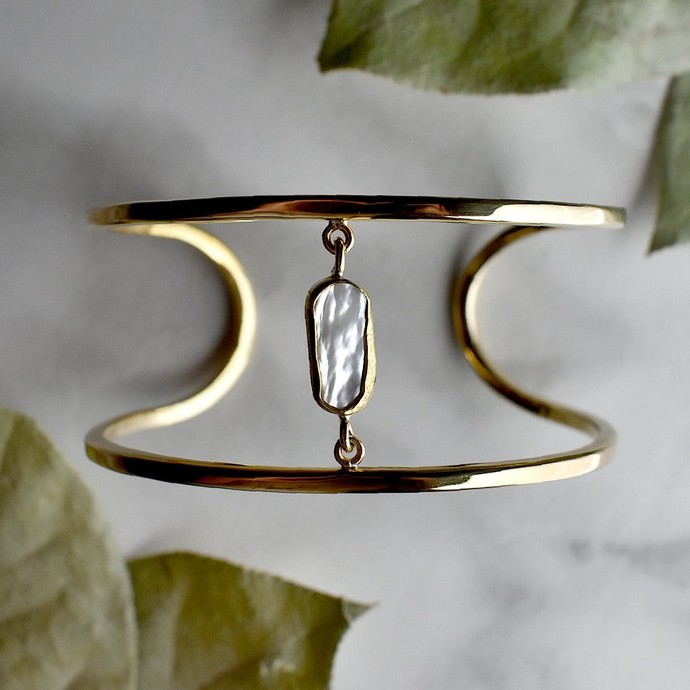 Ilumina Gemstone Cuff Bracelet - Magpie Jewellery