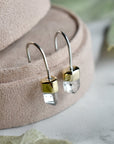 Capped Quartz Drop Earring - Magpie Jewellery