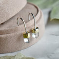 Capped Quartz Drop Earring - Magpie Jewellery