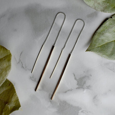 Quinn Polished Threaders - Magpie Jewellery