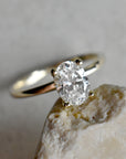 Oval Moissanite Solitaire - Magpie Jewellery