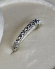 14k White Gold Partial Eternity Band - Magpie Jewellery