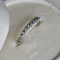 14k White Gold Partial Eternity Band - Magpie Jewellery