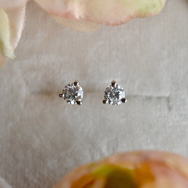 Martini Diamond Studs - Magpie Jewellery