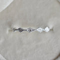 Vintage-Inspired Tapered Diamond Shape Ring - Magpie Jewellery