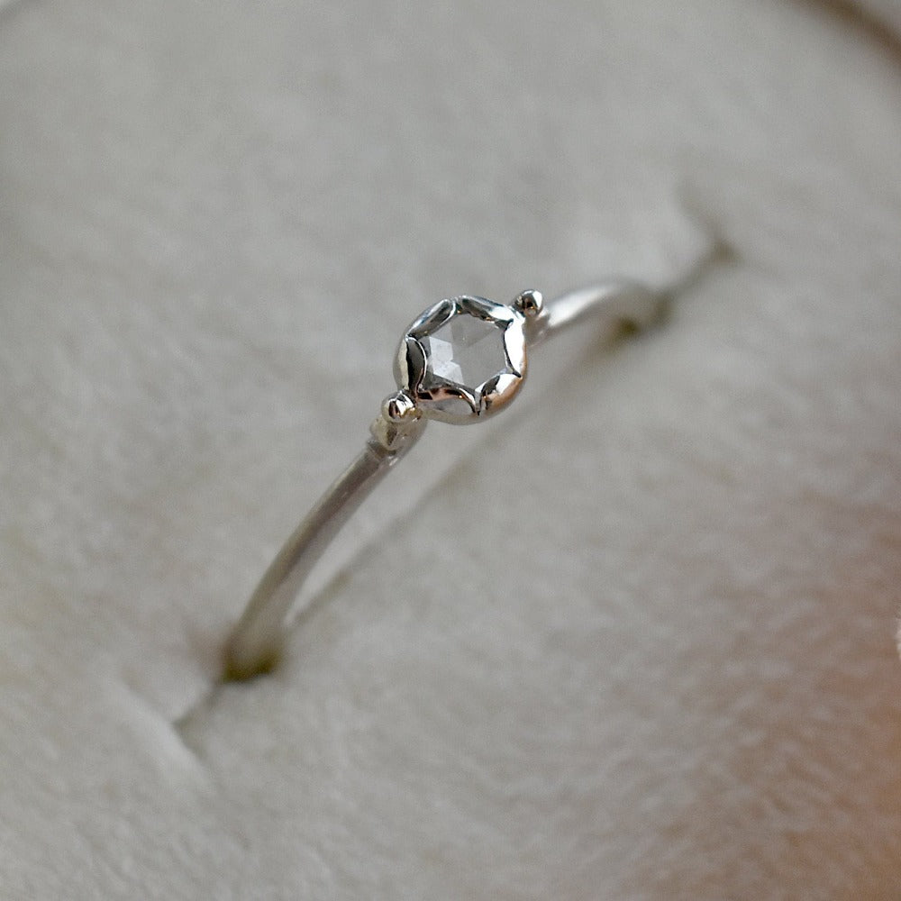 Lottie Diamond Stacking Ring - Magpie Jewellery