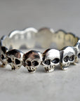 Multi Skull Ring - Magpie Jewellery