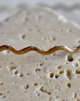 Bronze Small Wave Bangle - Magpie Jewellery