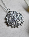 Star of David Die Struck Silver Necklace - Magpie Jewellery