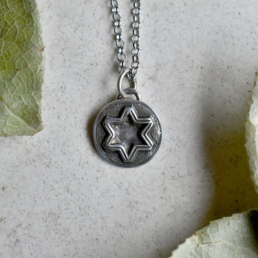 Mini Star of David Silver Necklace - Magpie Jewellery