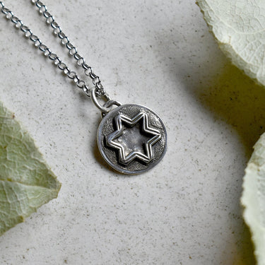 Mini Star of David Silver Necklace - Magpie Jewellery