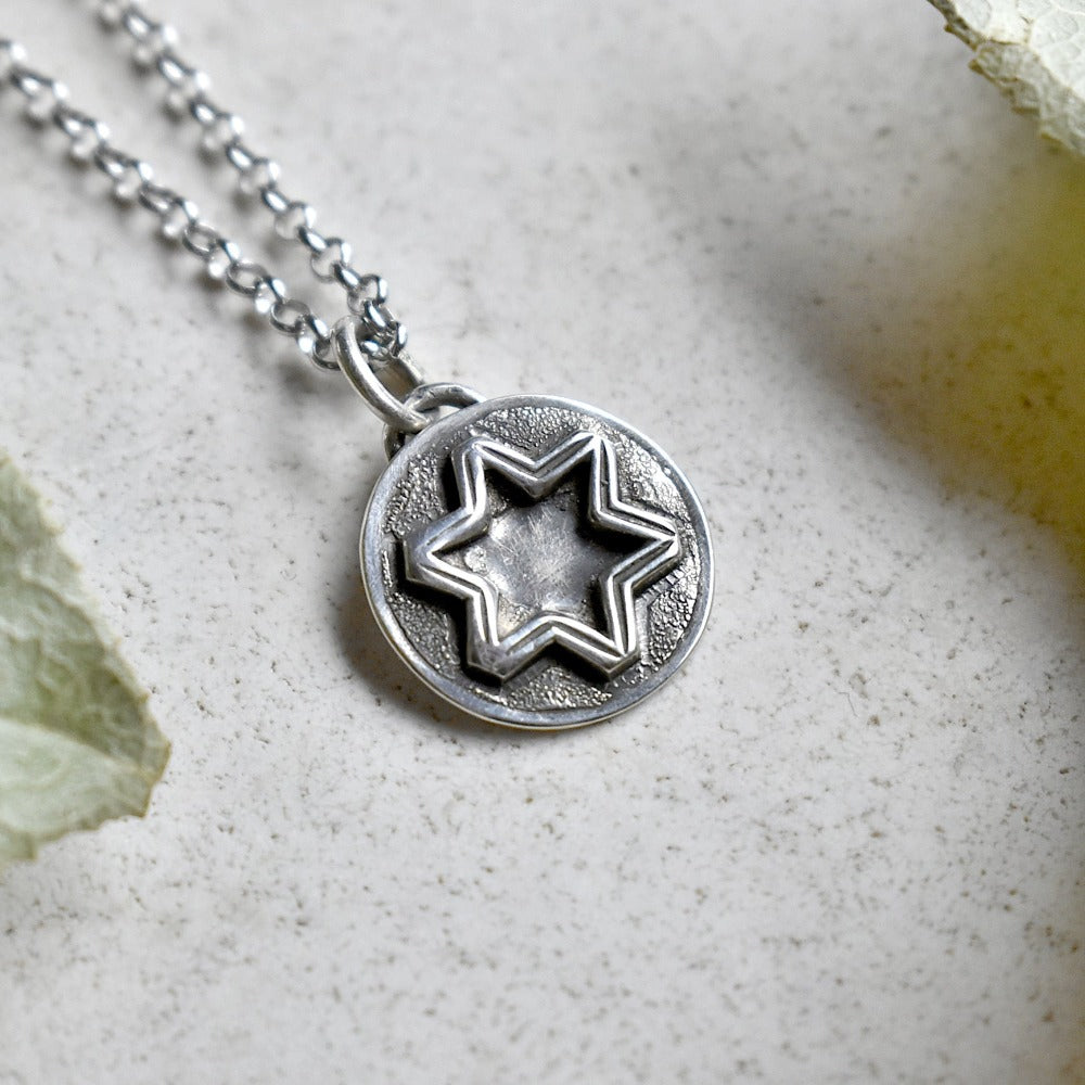 Mini Star of David Silver Necklace - Magpie Jewellery