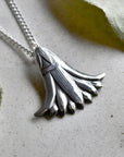 'Egyptian Revival' Die Struck Silver Necklace - Magpie Jewellery