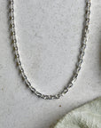 Silver Diamond Cut Cable Link Chain - Magpie Jewellery