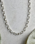 Silver Oval Rolo Link Chain - Magpie Jewellery