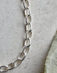 Silver Oval Rolo Link Chain - Magpie Jewellery