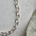 Silver Oval Rolo Link Chain - Magpie Jewellery