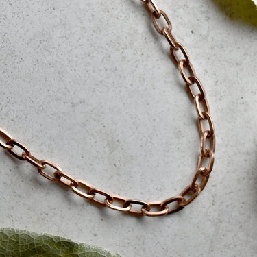 Copper Heavy Gauge Link Chain - Magpie Jewellery