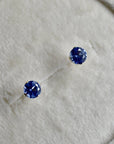 14k Claw-Set Tanzanite Studs - Magpie Jewellery