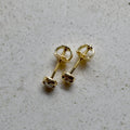 14k Claw-Set Rose Cut Diamond Studs - Magpie Jewellery