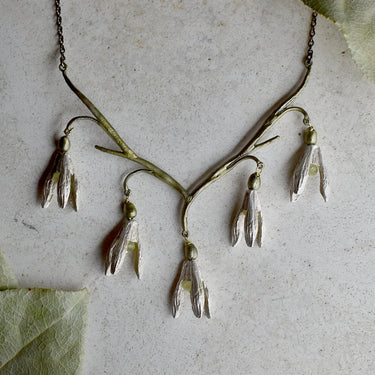 Snowdrops Statement Necklace - Magpie Jewellery