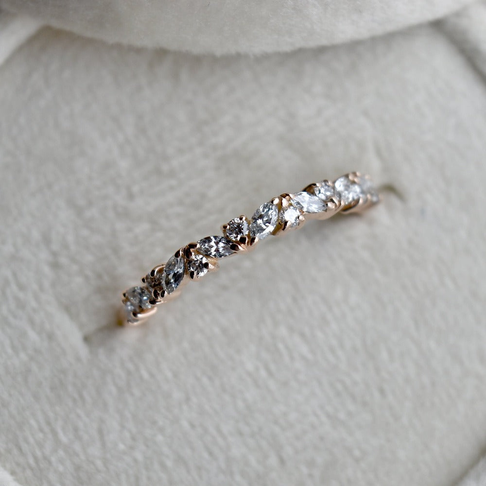 14k Fairmined Gold Marissa Lab-Grown Diamond Band| Magpie Jewellery