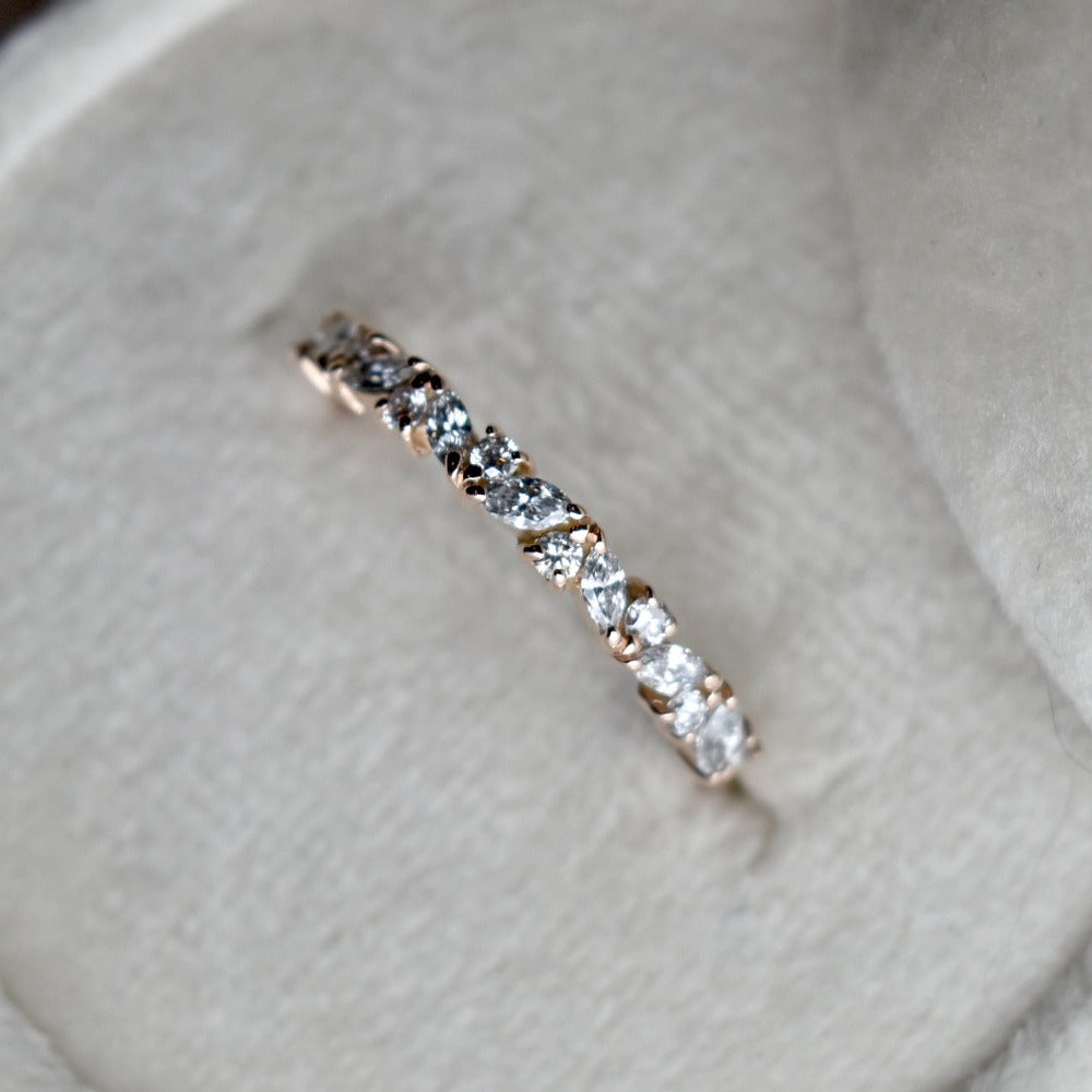 14k Fairmined Gold Marissa Lab-Grown Diamond Band| Magpie Jewellery