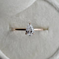 14k Gold Sula Lab-Grown Pear-Shaped Diamond Solitaire | Magpie Jewellery