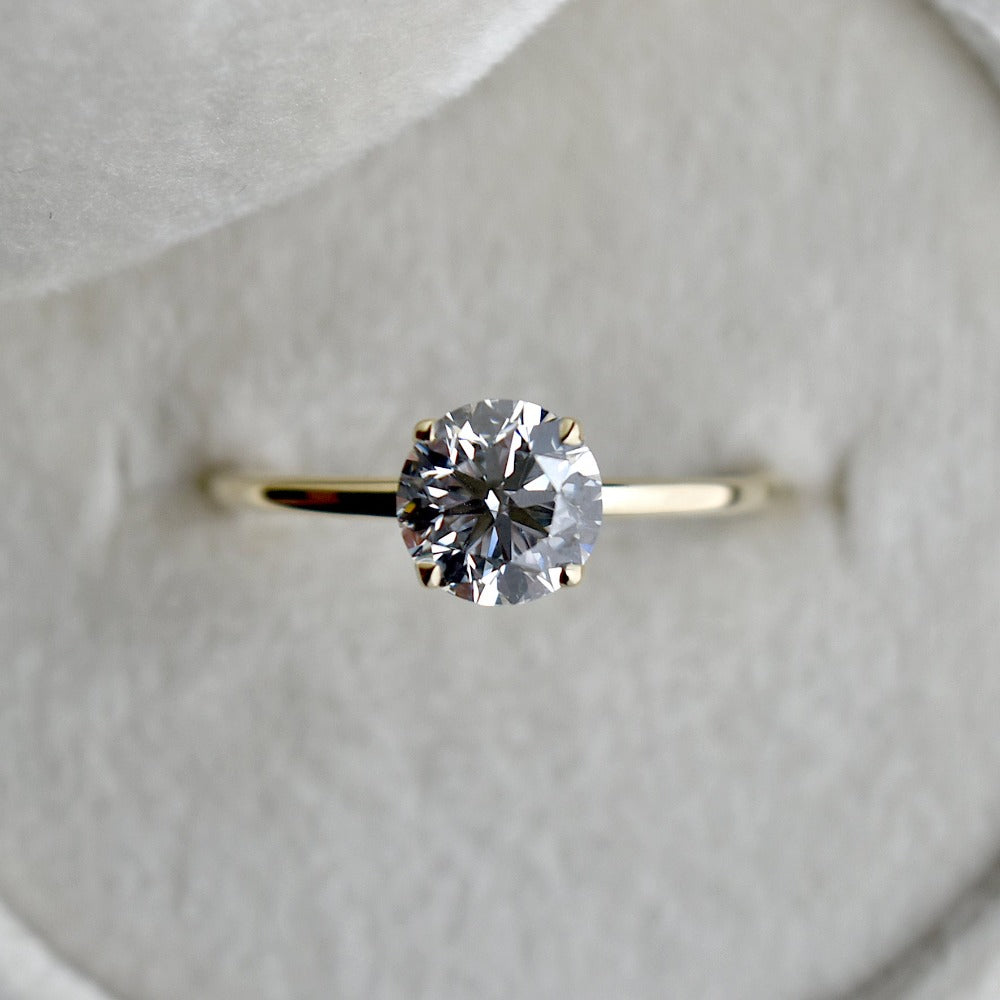 1ct Lab-Grown Diamond Solitaire Engagement Ring - Magpie Jewellery