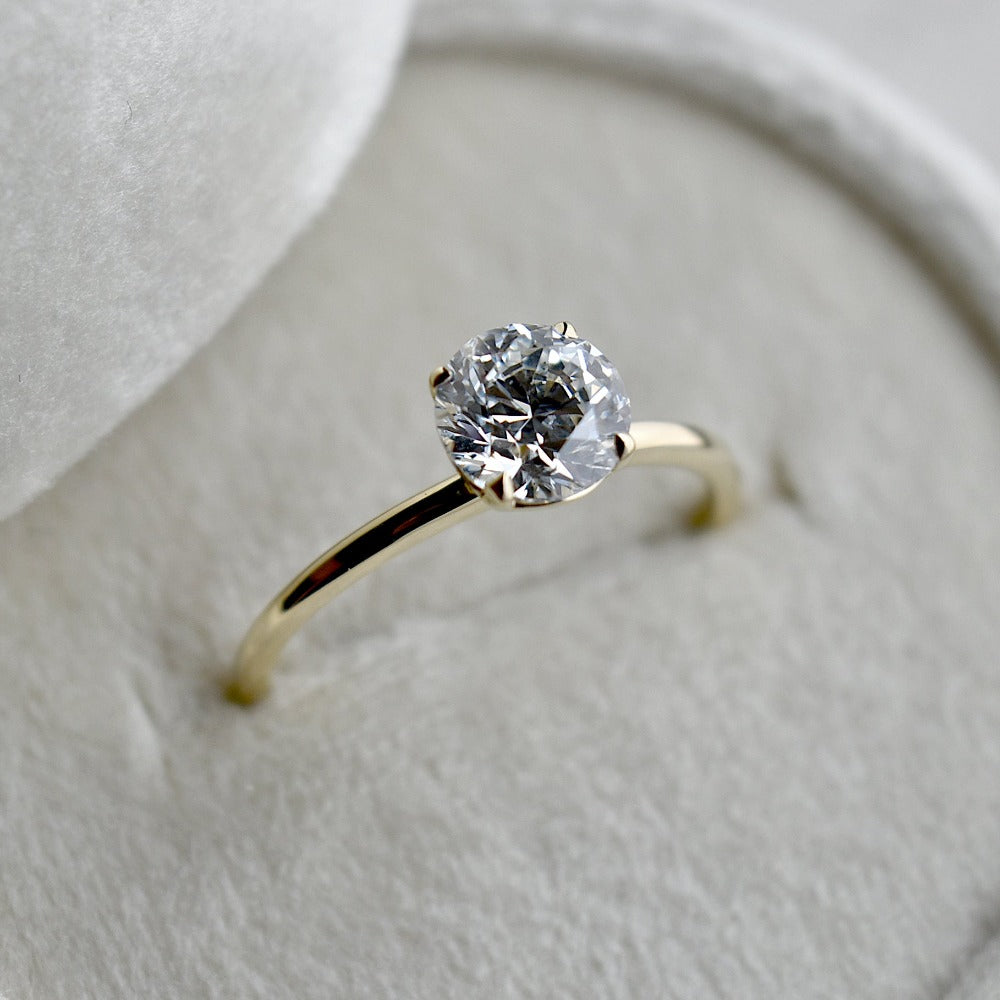 1ct Lab-Grown Diamond Solitaire Engagement Ring - Magpie Jewellery