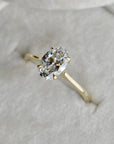 1.01ct Lab-Grown Oval Diamond Solitaire Engagement Ring - Magpie Jewellery